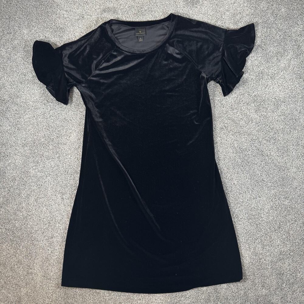 Worthington Dress Large Velvet Dark Coquette Romantic Goth Elegant Date Night